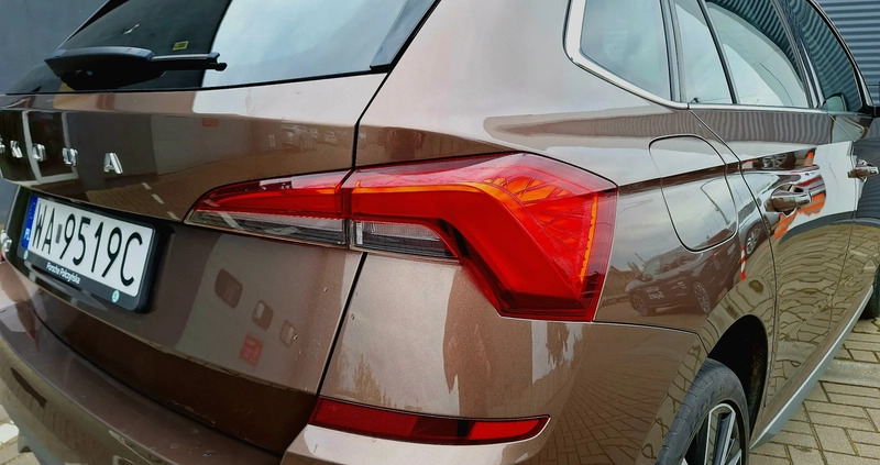 Skoda Kamiq cena 77900 przebieg: 74800, rok produkcji 2019 z Czempiń małe 56